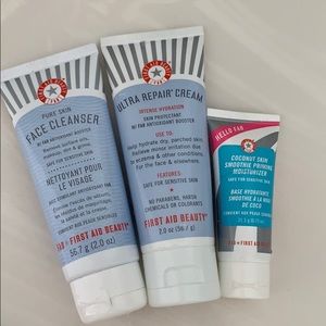 Unopened first aid cleaner, cream, primer